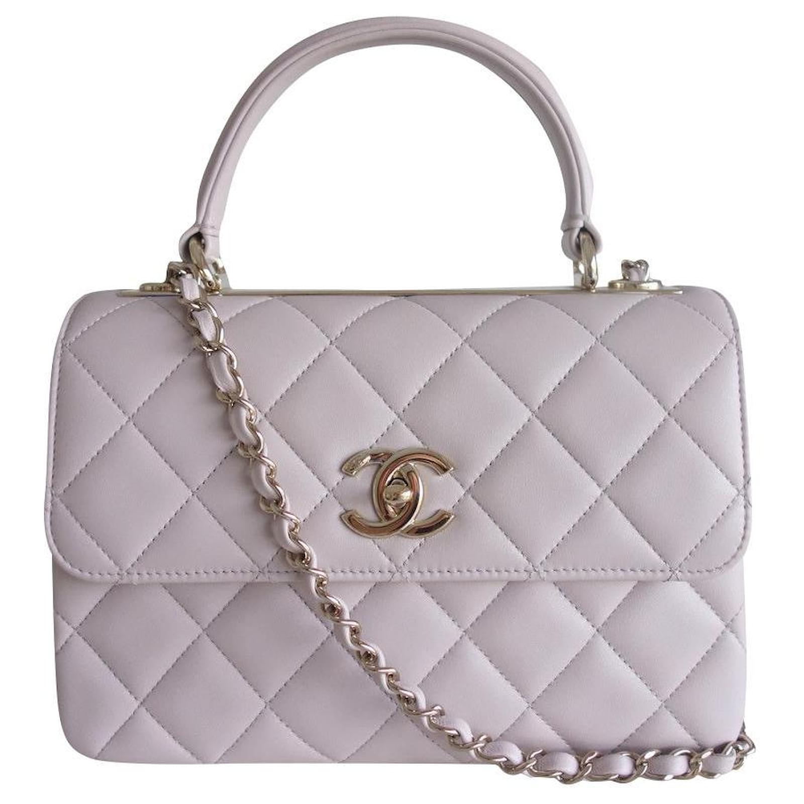 Coco Handle Chanel Trendy CC Top Handle Bag Pink Leather ref.821919 - Joli  Closet