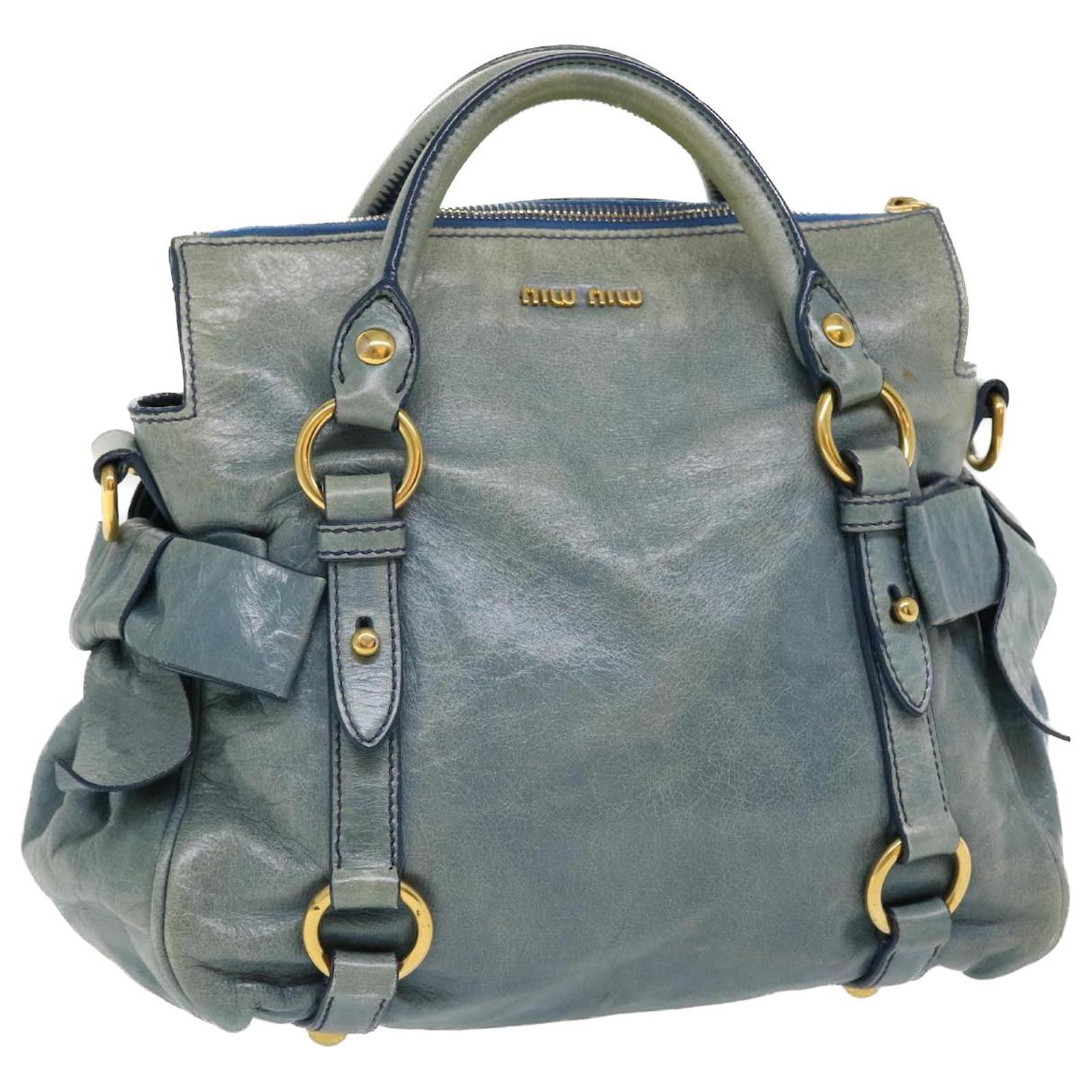 Miu Miu Blue 2-Way Bag