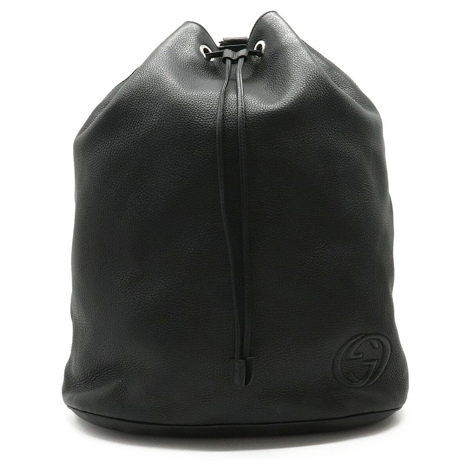 gucci Black Leather ref.822171 Joli Closet