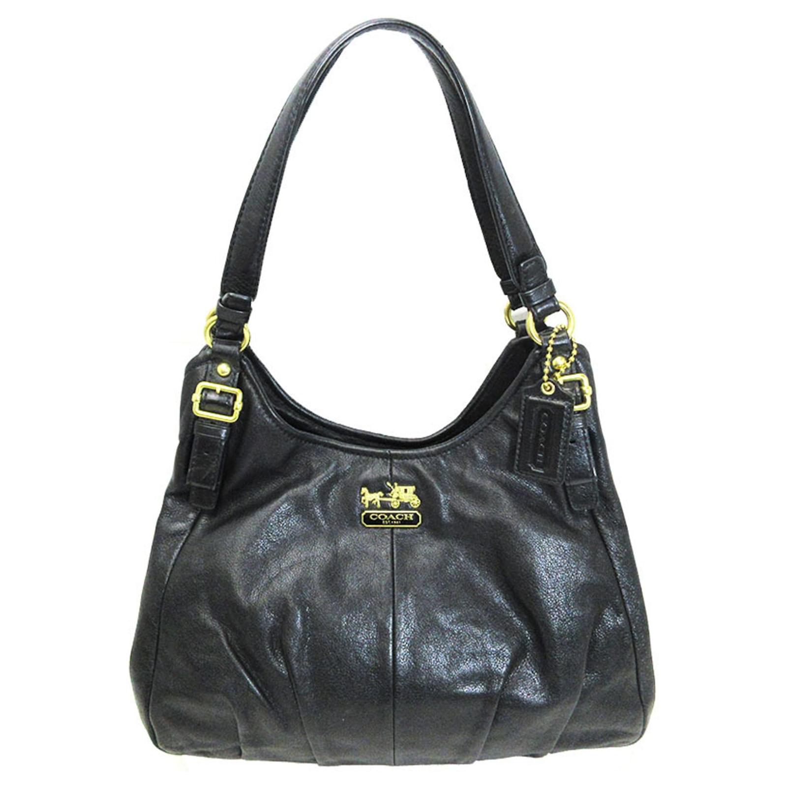 Coach Madison Bag in Black Leather ref.512427 - Joli Closet