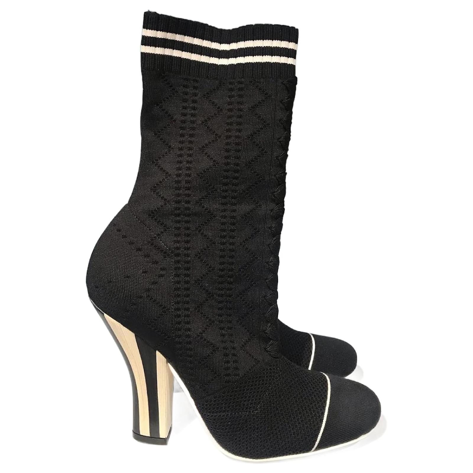 Chanel Fabric Boots for Women