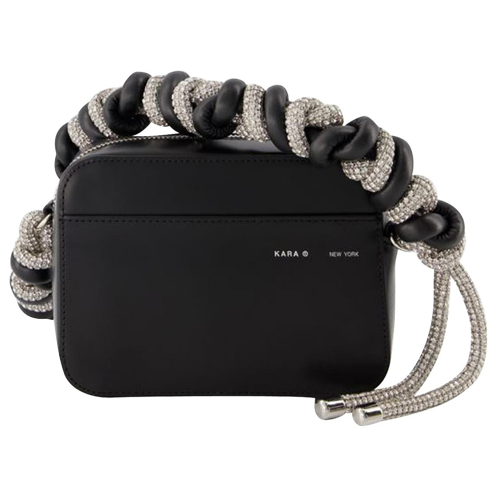 Kara Black Camera Chain Bag