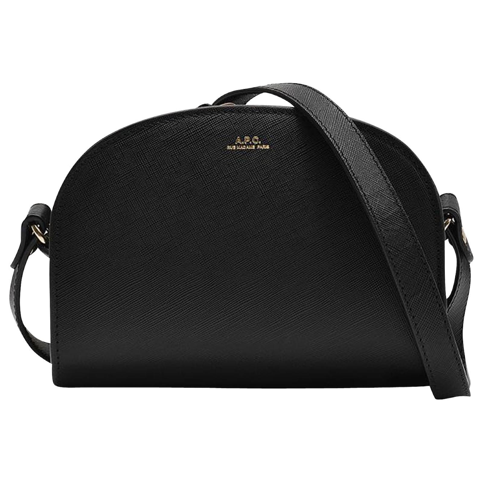 Apc Demi Lune Mini Bag in Black Leather ref.824219 - Joli Closet