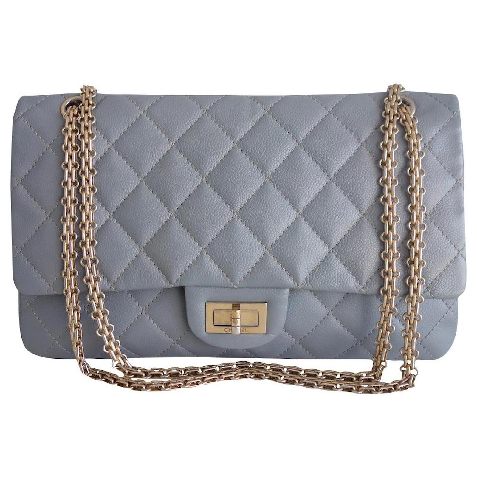 Handbags Chanel Chanel Bag 2.55 Gris