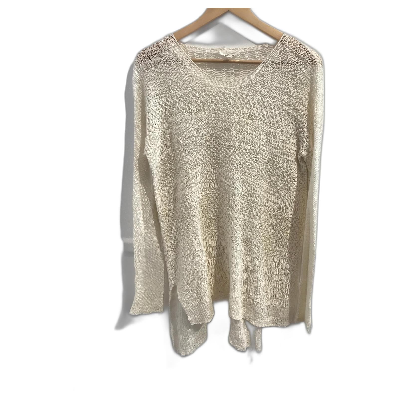 HELMUT LANG Knitwear T.International S Linen White ref.825708 - Joli Closet