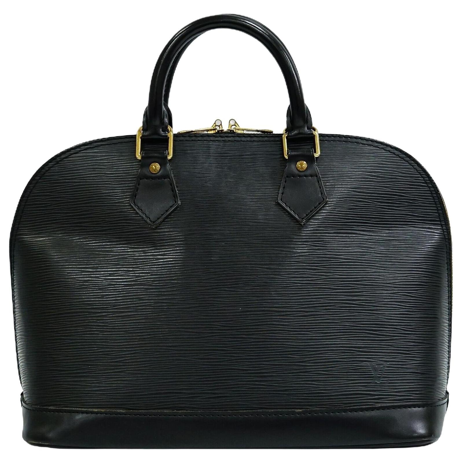 Louis Vuitton, Bags, Louis Vuitton Monogram Vernis Alma Bb Rayures  Handbag Minor Signs Of Wear