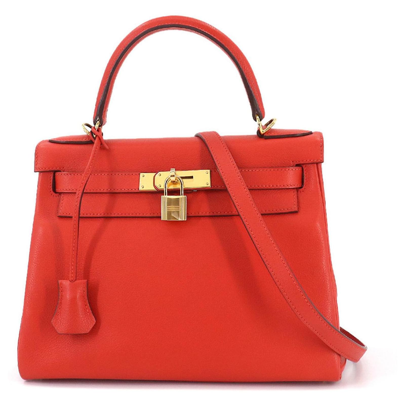 Hermès Kelly Red Leather ref.826914 - Joli Closet