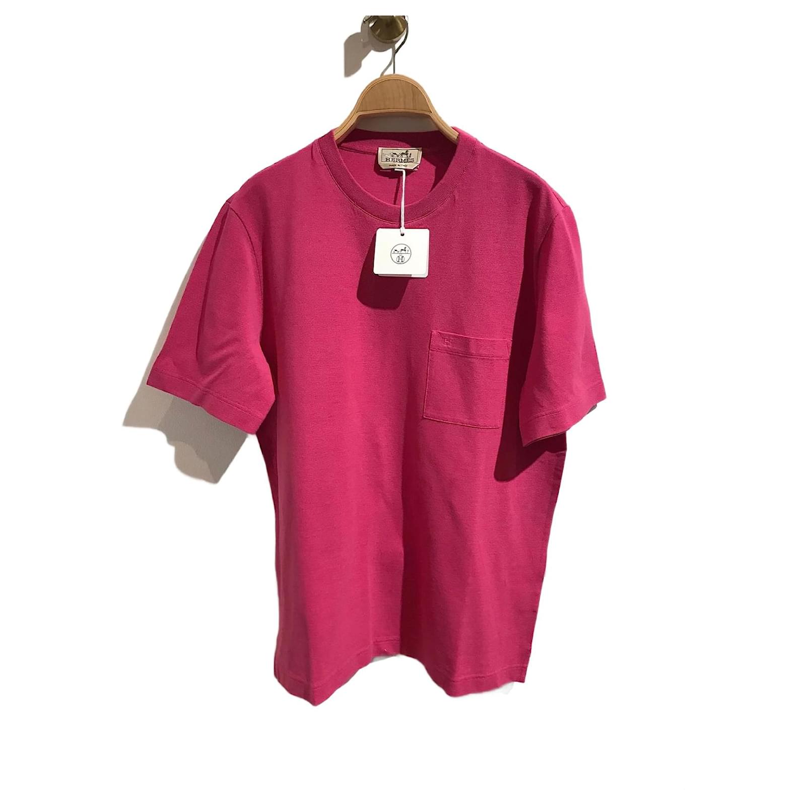 Hermès HERMES Tops T.Algodão XL Internacional Rosa ref.827270