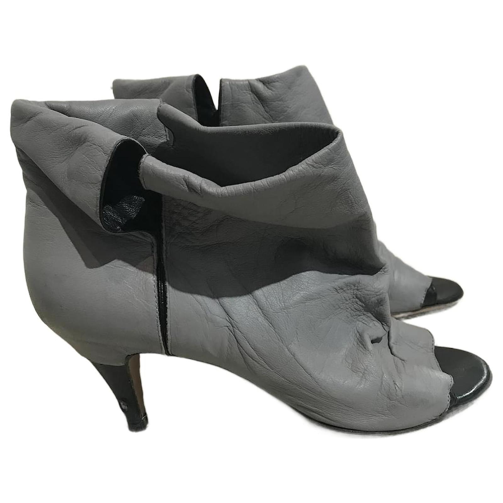 Maison Margiela Leather Ankle Boots 38-