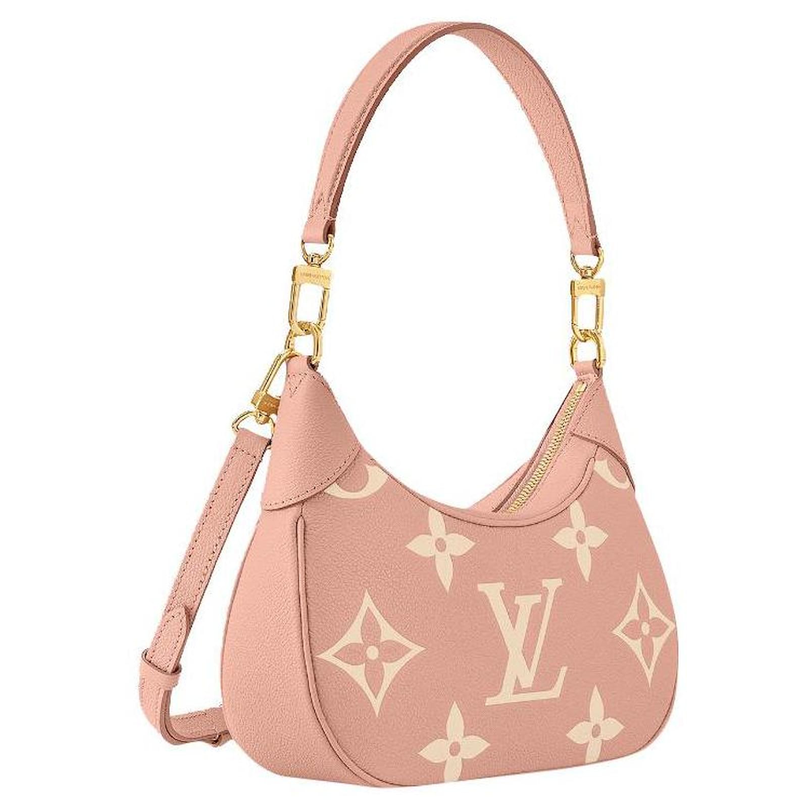 Louis Vuitton LV Bagatelle Mini-Hobo-Tasche Pink Leder ref.828002