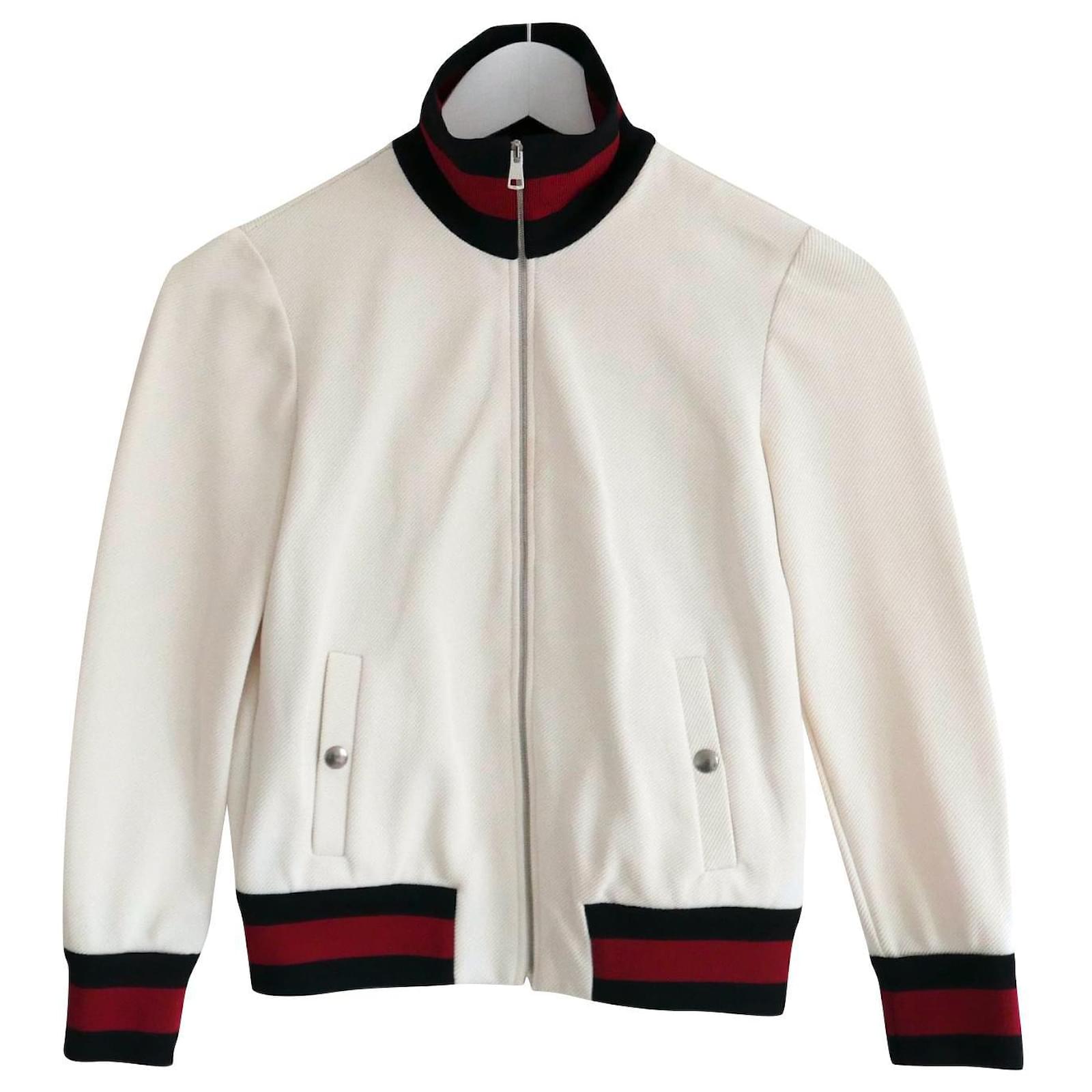 twill bomber jacket Cream Synthetic ref.828820 - Joli Closet