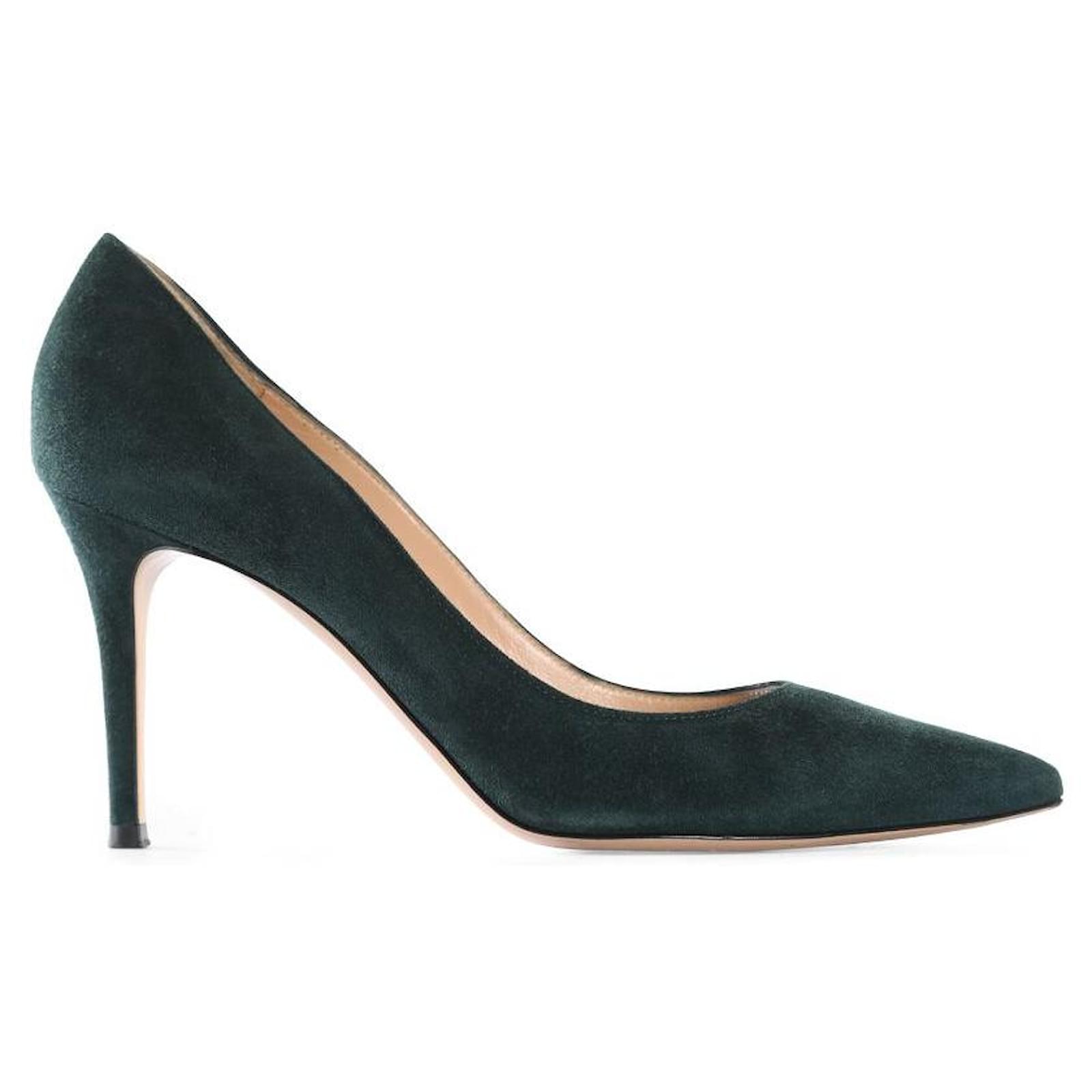 Forest green suede clearance pumps