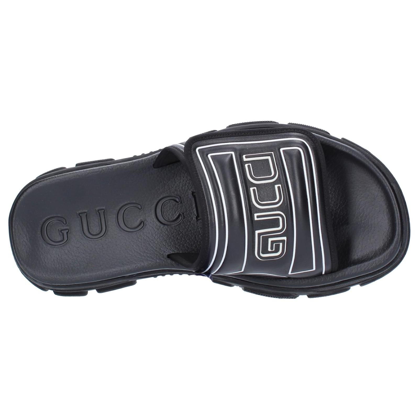 Gucci Man Black Slides