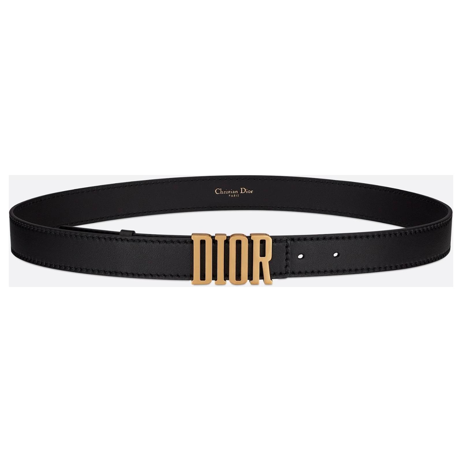 Dior ベルト Christian Dior Reversible Belt Black and Brown Smooth Calfskin, 30 MM | DIOR