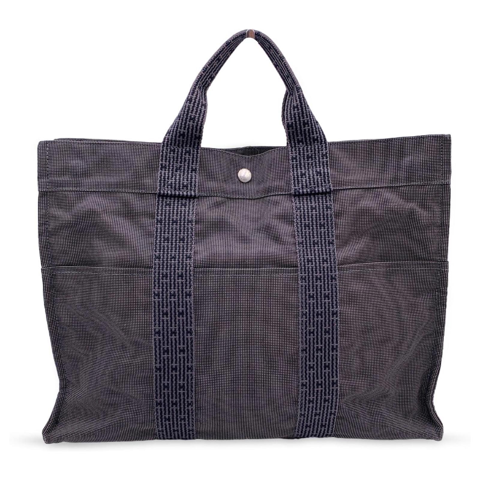 Hermès Hermes Paris Canvas Her Line Yale Herline MM Tote Bag Handbag