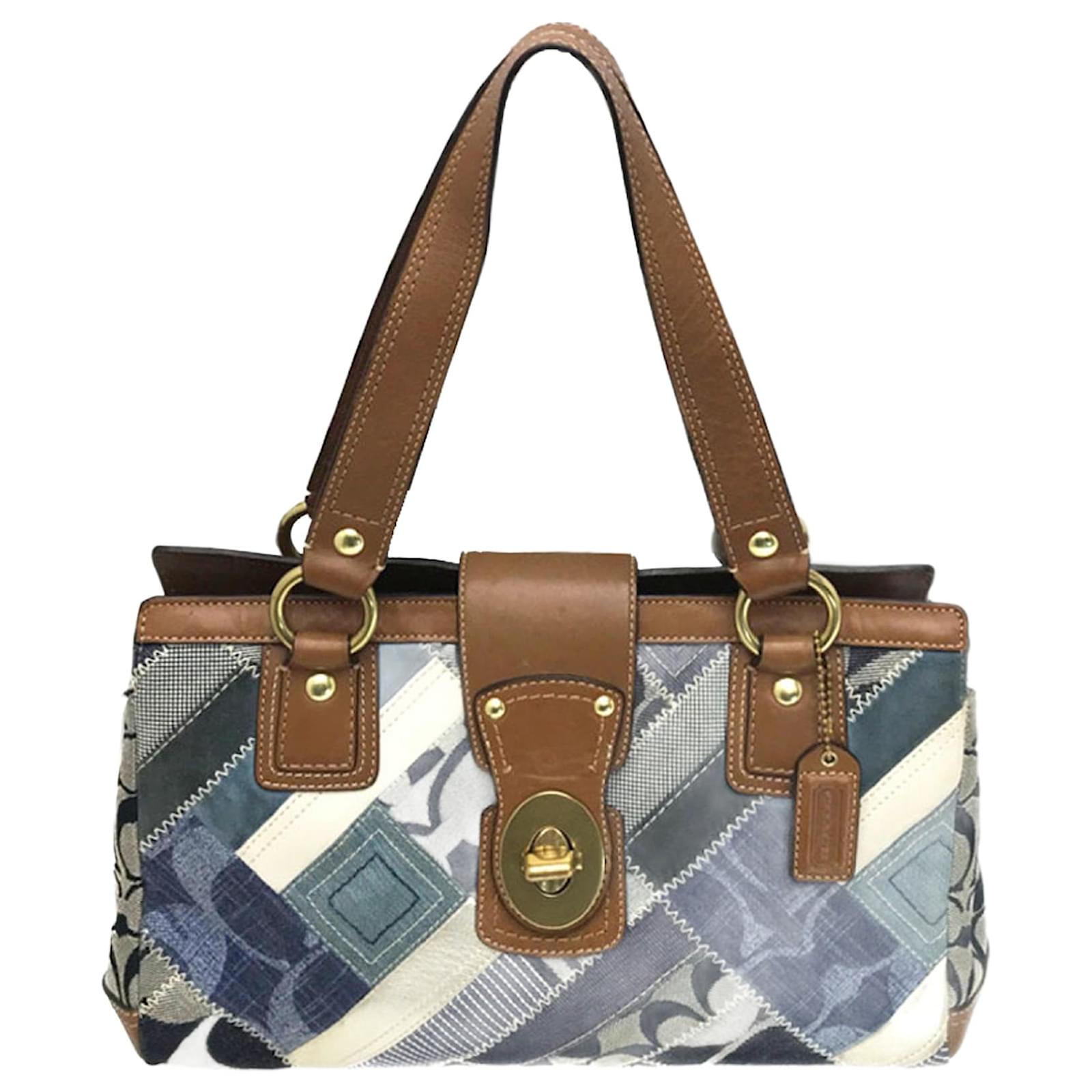 Coach Patchwork Blue Denim ref.832714 - Joli Closet