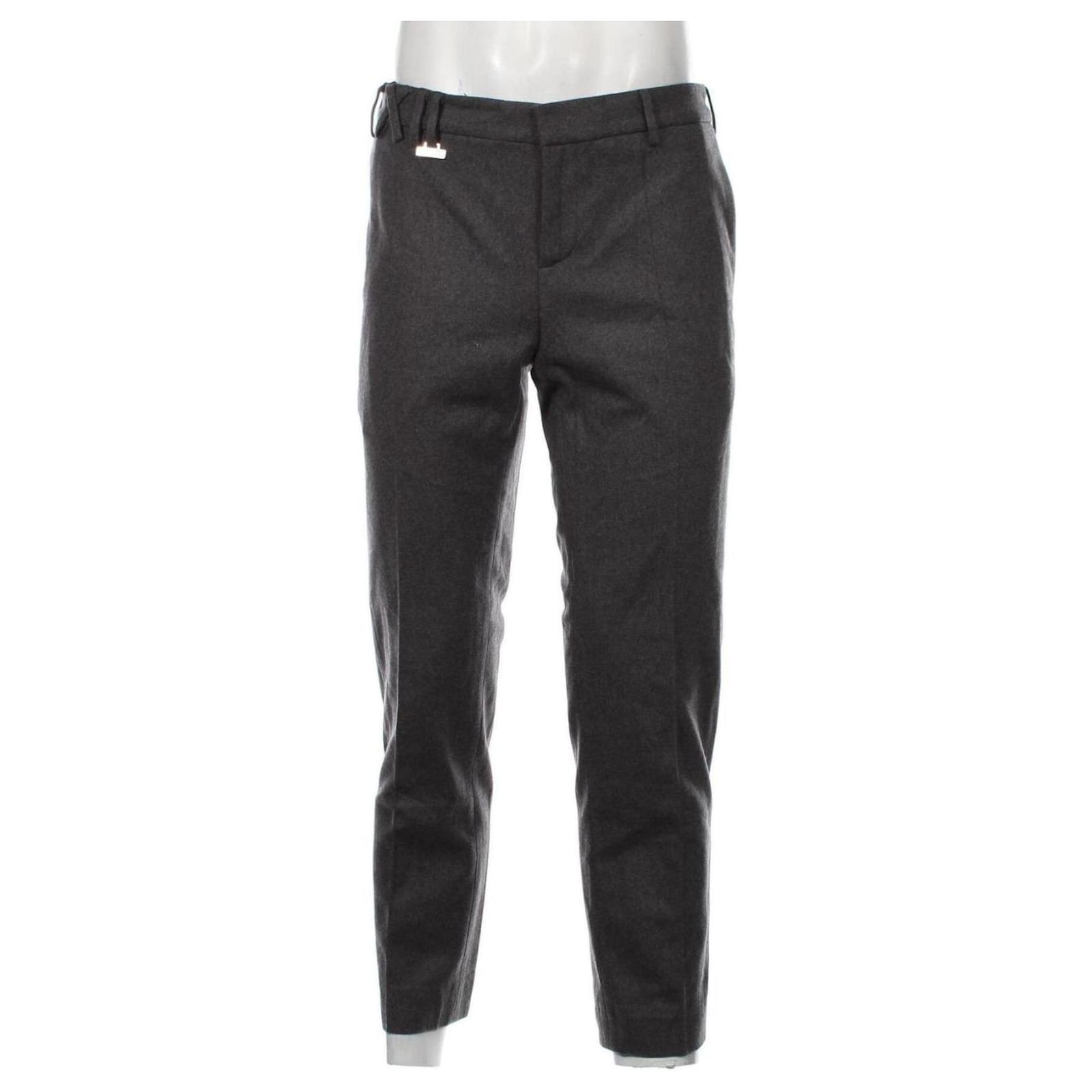 Kris Van Assche Grey Wool Viscose Pants ref.832863 - Joli Closet