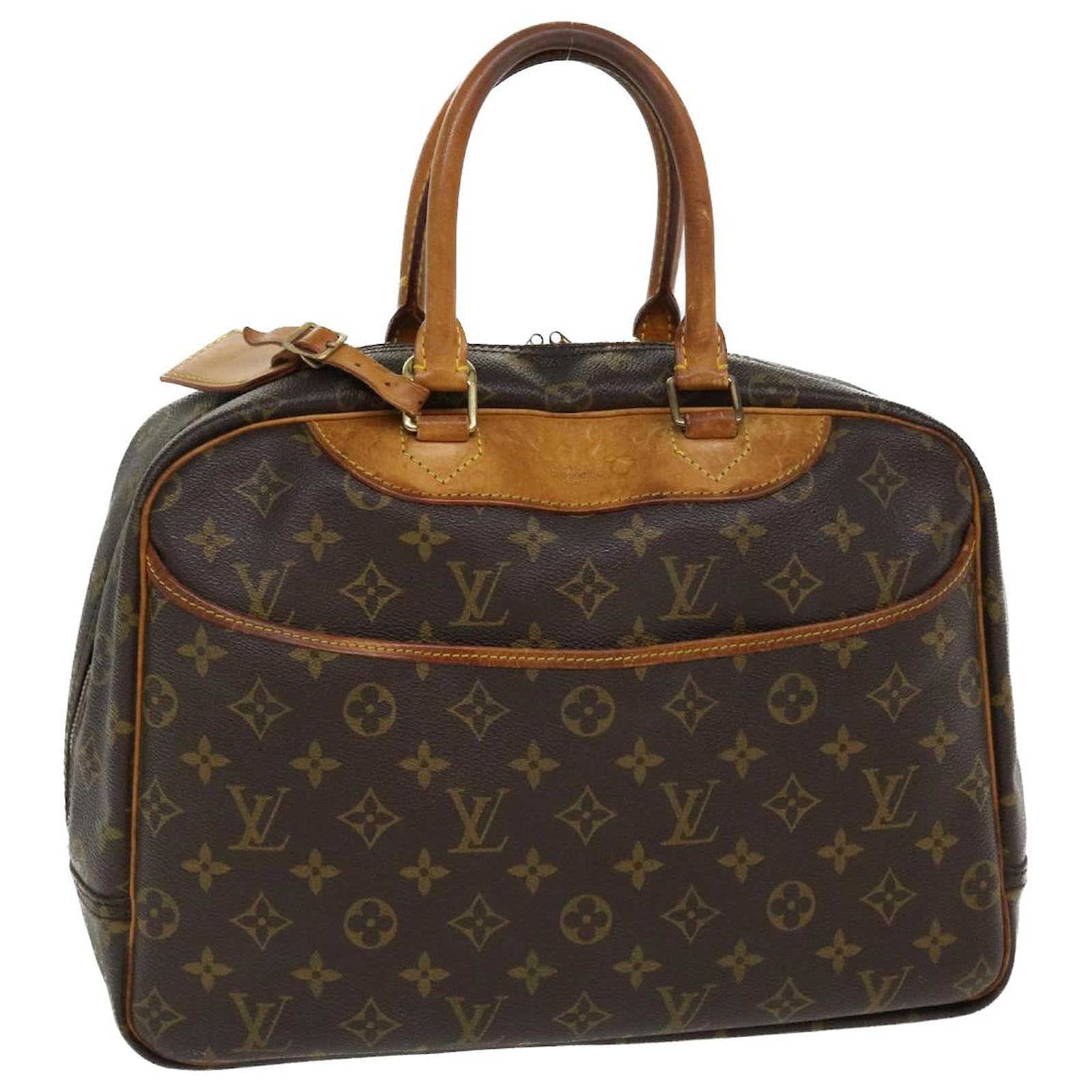 Louis Vuitton Monogram Deauville Hand Bag M47270 LV Auth 37431