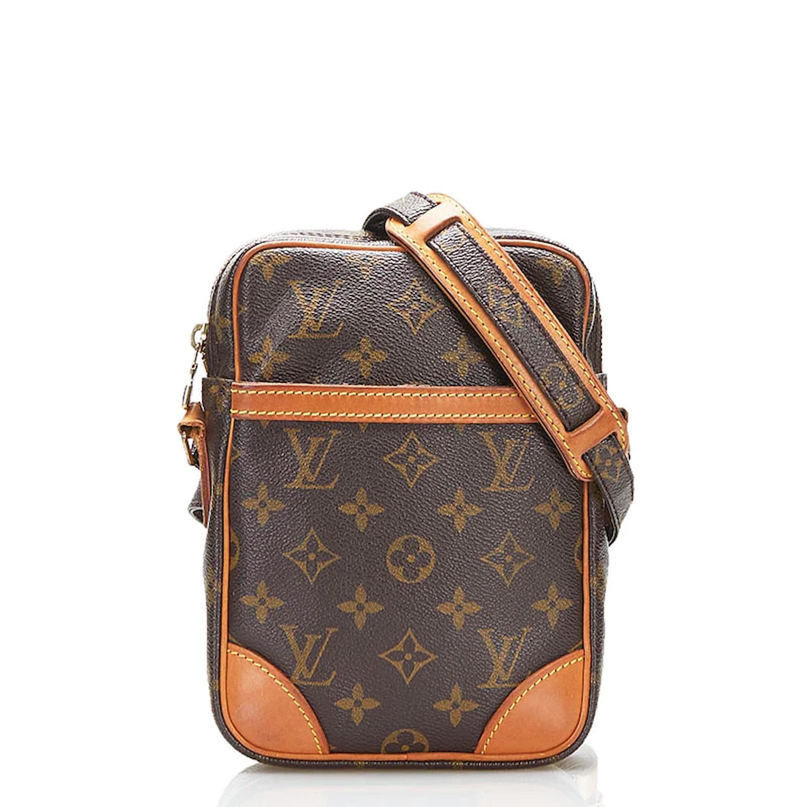 Brown Louis Vuitton Monogram Danube Crossbody Bag