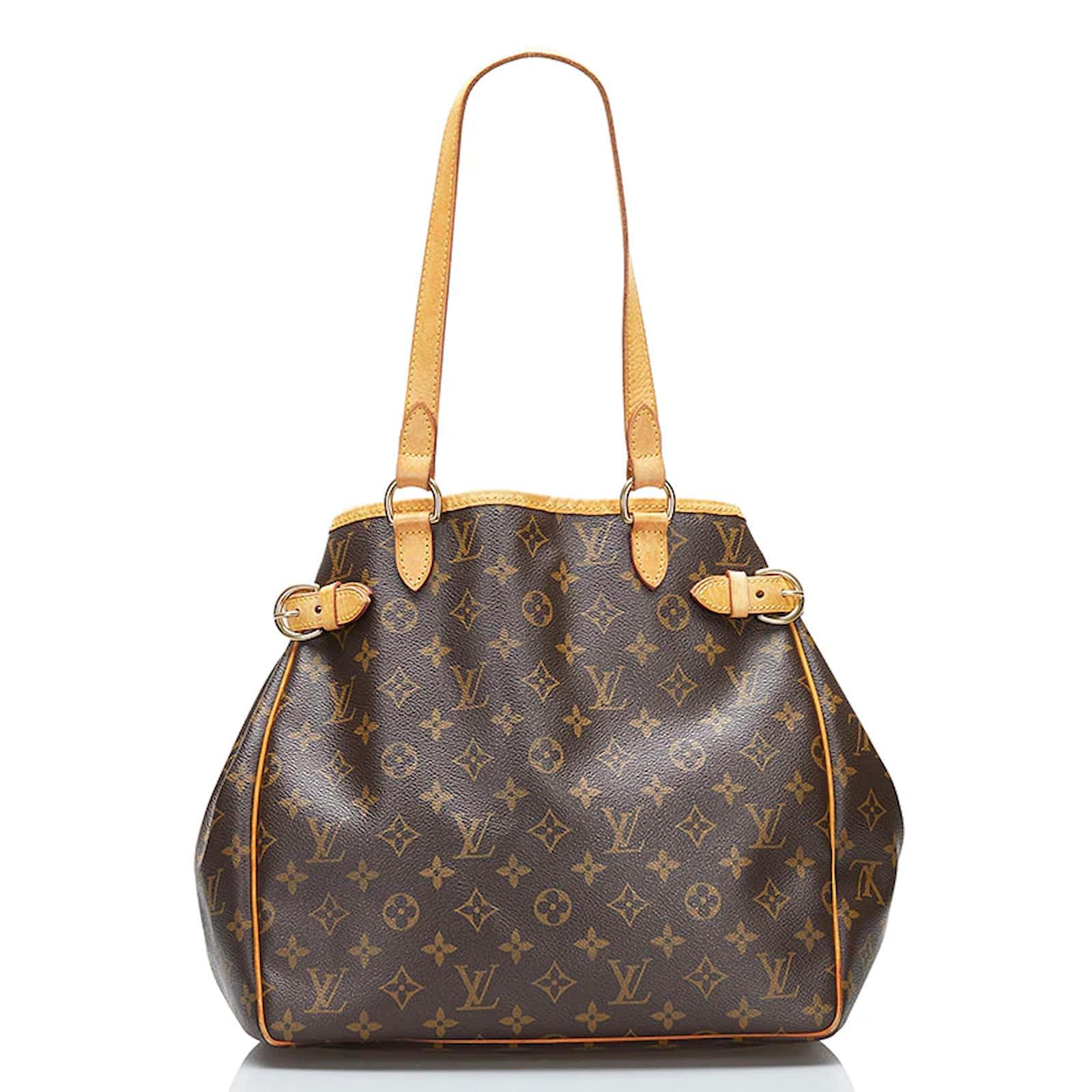 LV Batignolles Vertical M51153 Monogram Canvas with Leather and