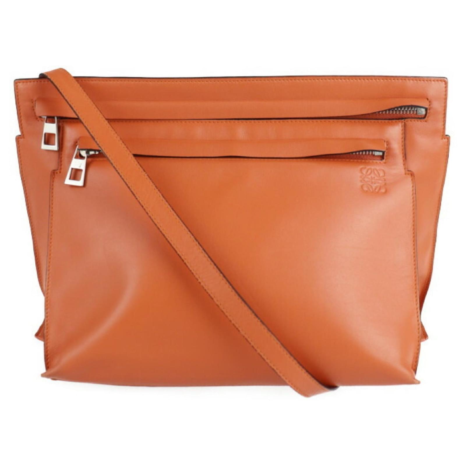 Loewe Orange Leather Ref836004 Joli Closet