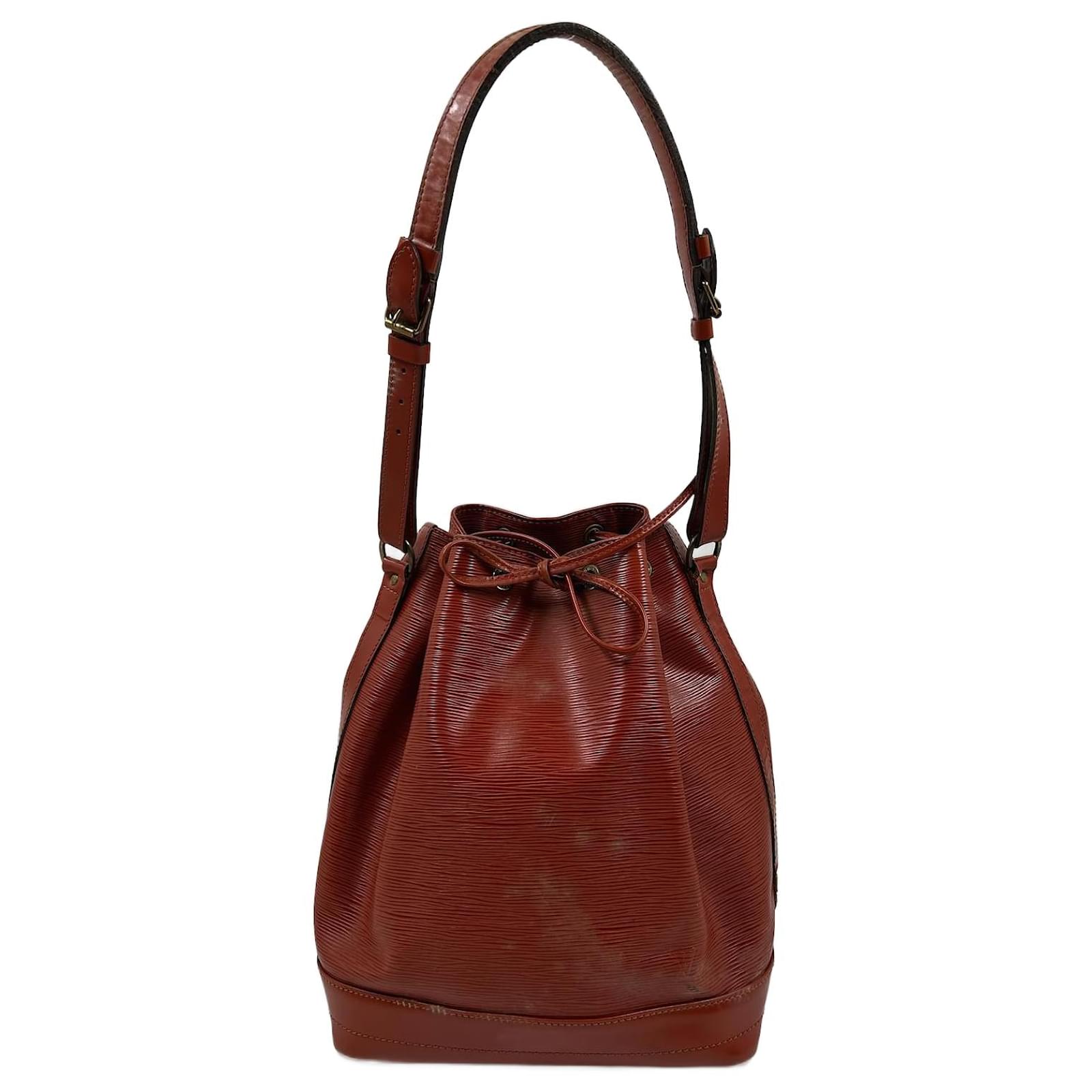 Cuir Epi Rouge Louis Vuitton Petit Noe Toile ref.836469 - Joli Closet