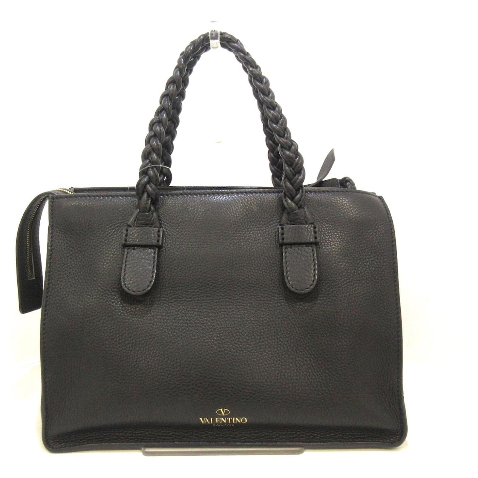 Valentino Garavani Black Leather Handbag main image 0