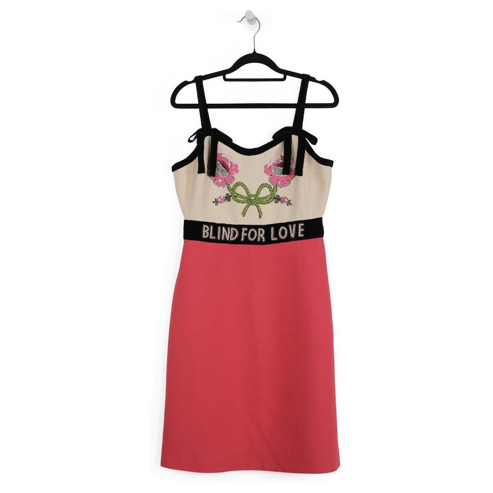 Gucci A-Line Knee-Length Dress With Sequinned Details Multiple colors Wool  ref.JC839574 (Sold) - Joli Closet