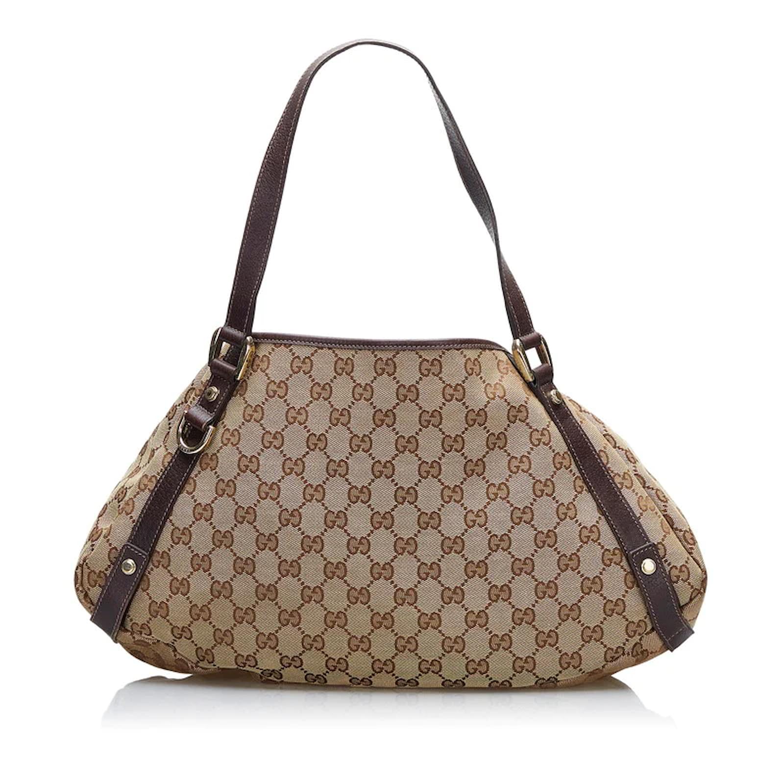 Gucci handbag 130736.0 Beige Cloth ref.839780 - Joli Closet