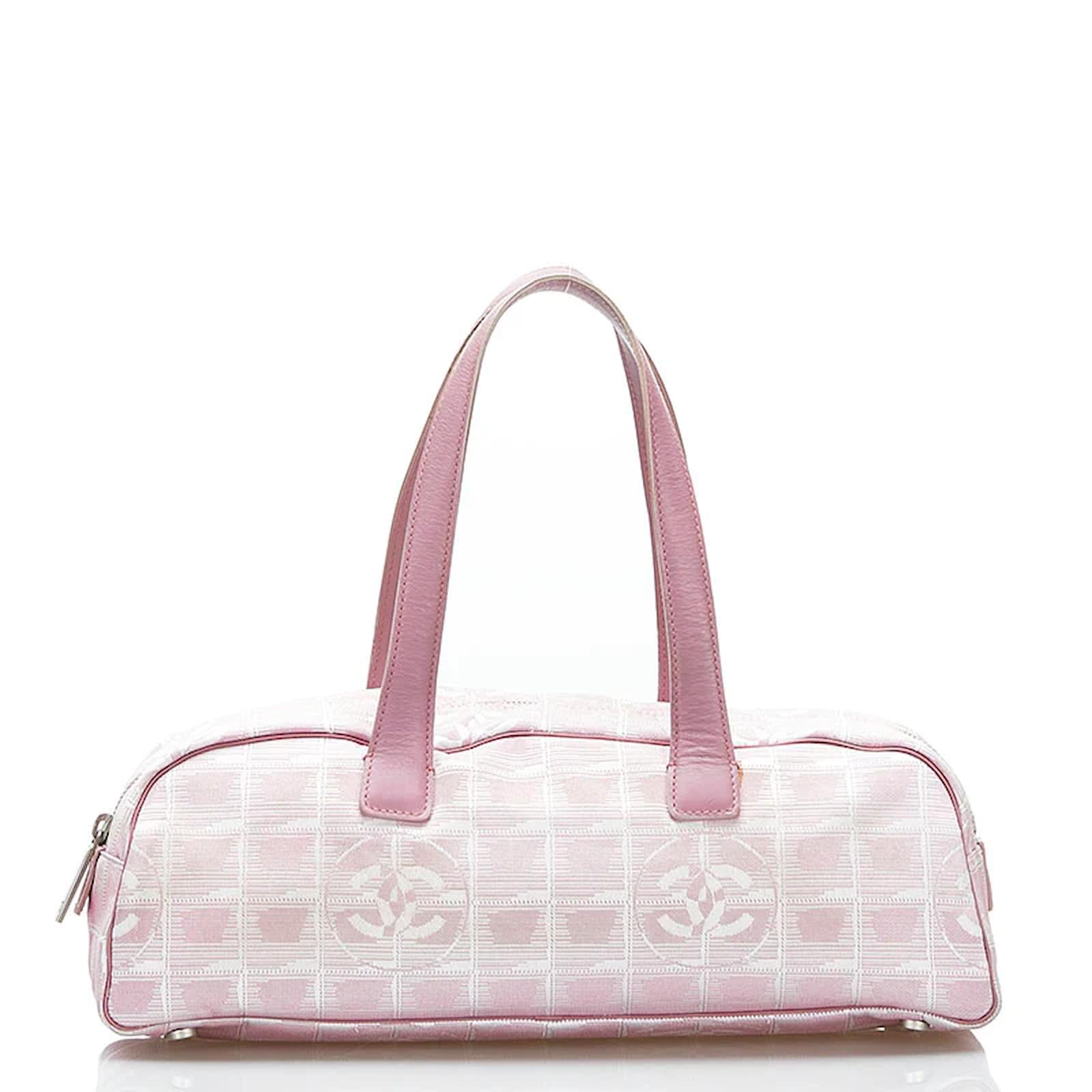 Chanel New Travel Line Mini Boston Bag Pink ref.839942 - Joli Closet