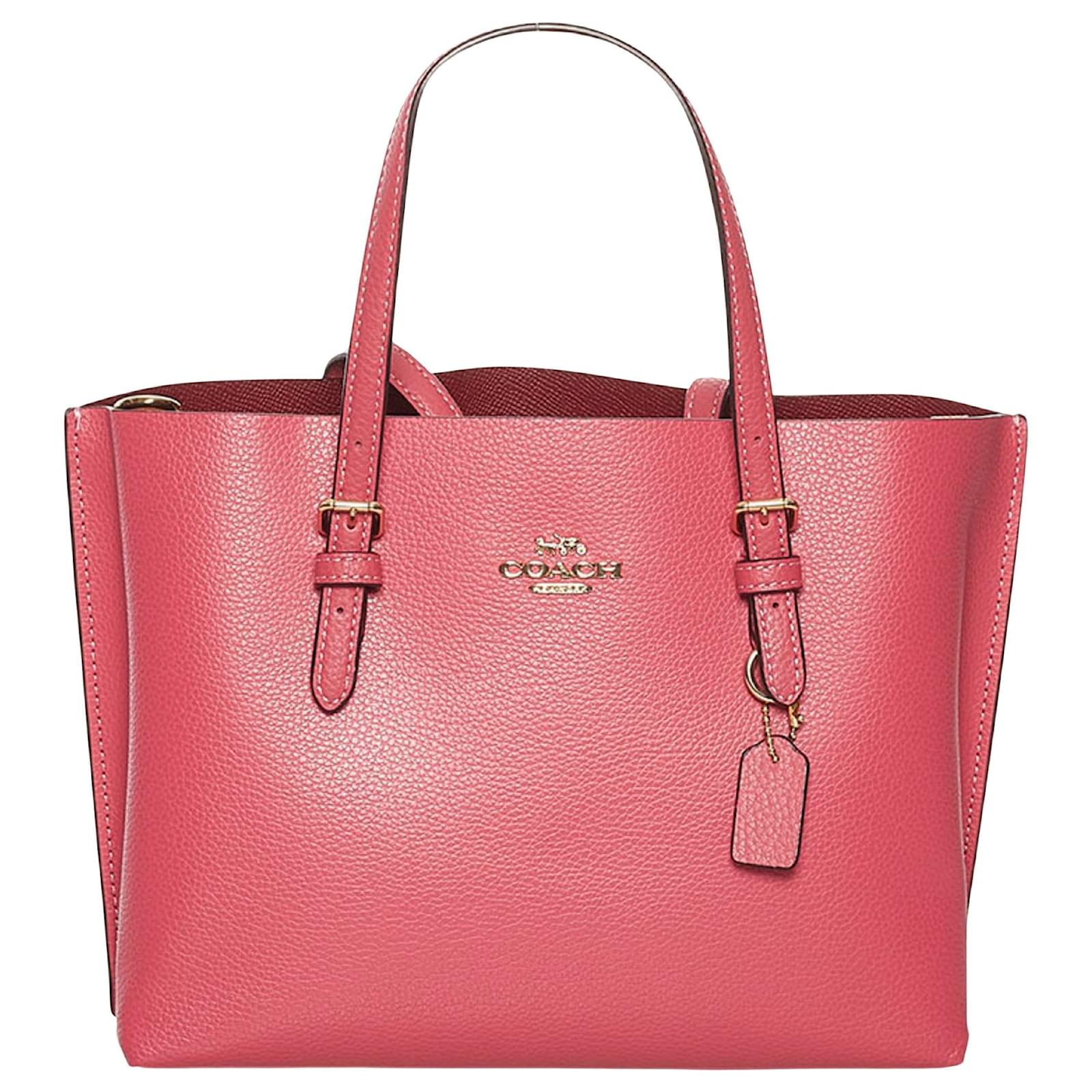 Coach Mollie Pink Leather ref.840072 - Joli Closet