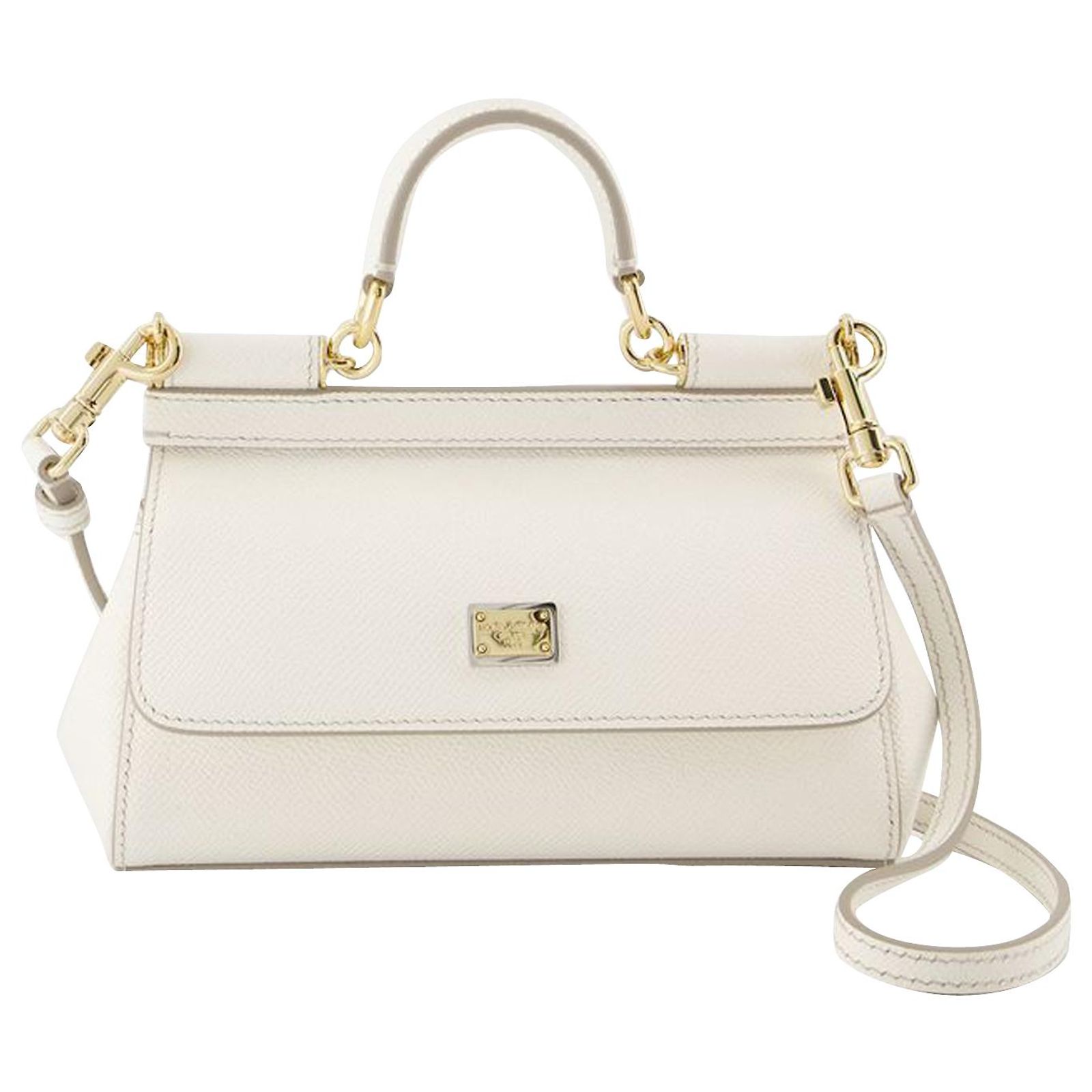 Sac à Main D&G Dolce & Gabbana En Pure Laine Noire - Excellent état - Occasion De Luxe