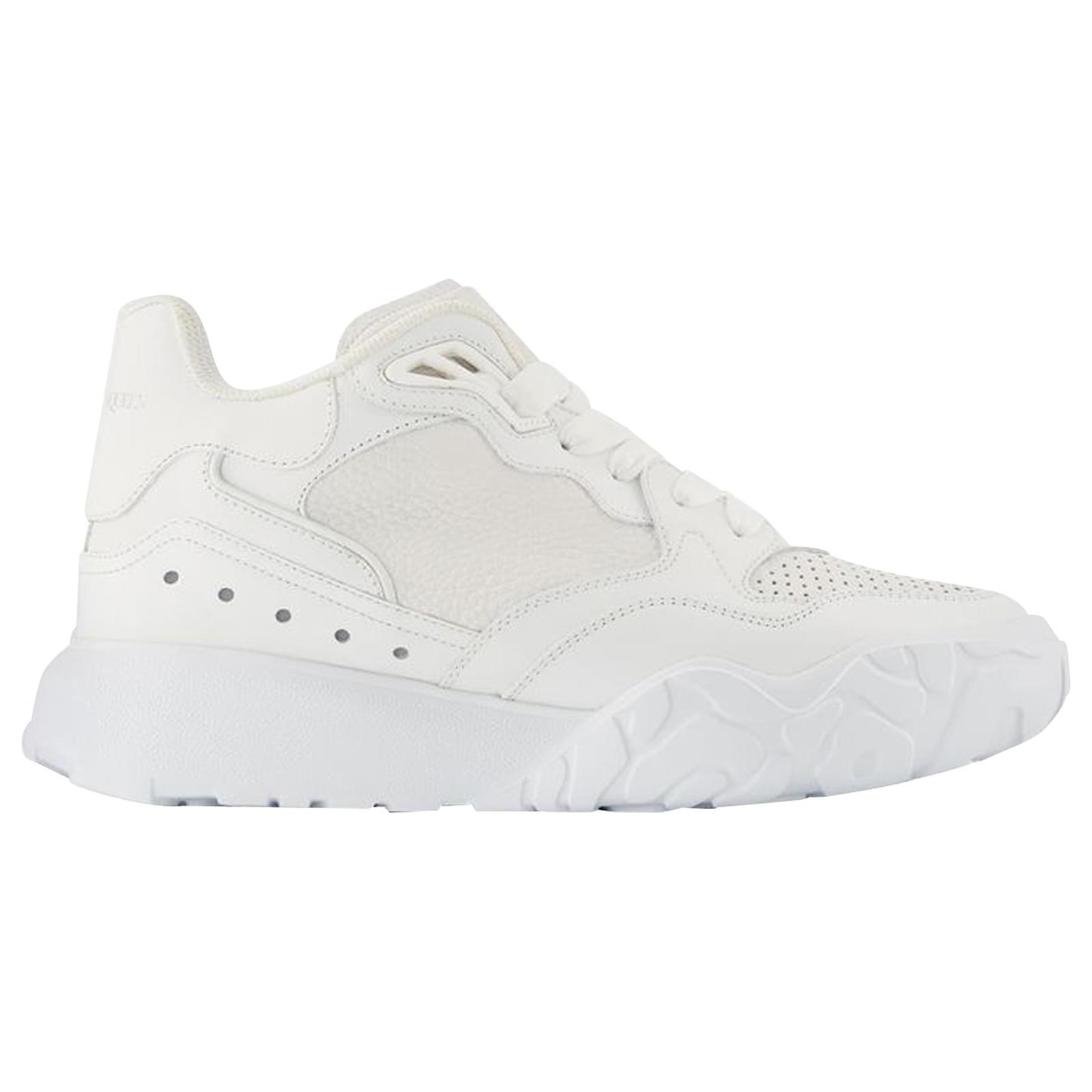 Court Sneakers - Alexander McQueen - White - Leather