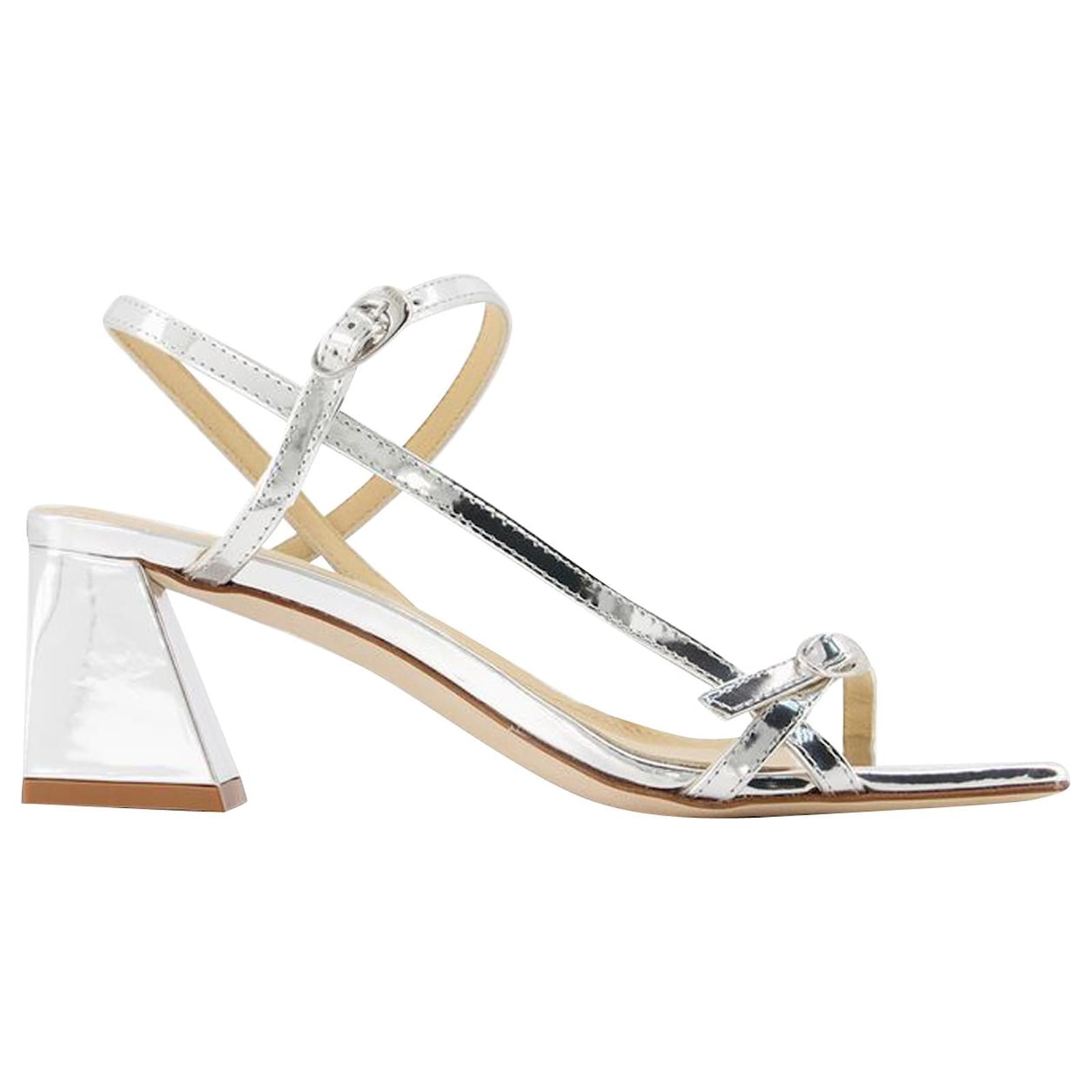 Greta Sandals - Aeyde - Specchio - Leather Metallic ref.840803 - Joli ...