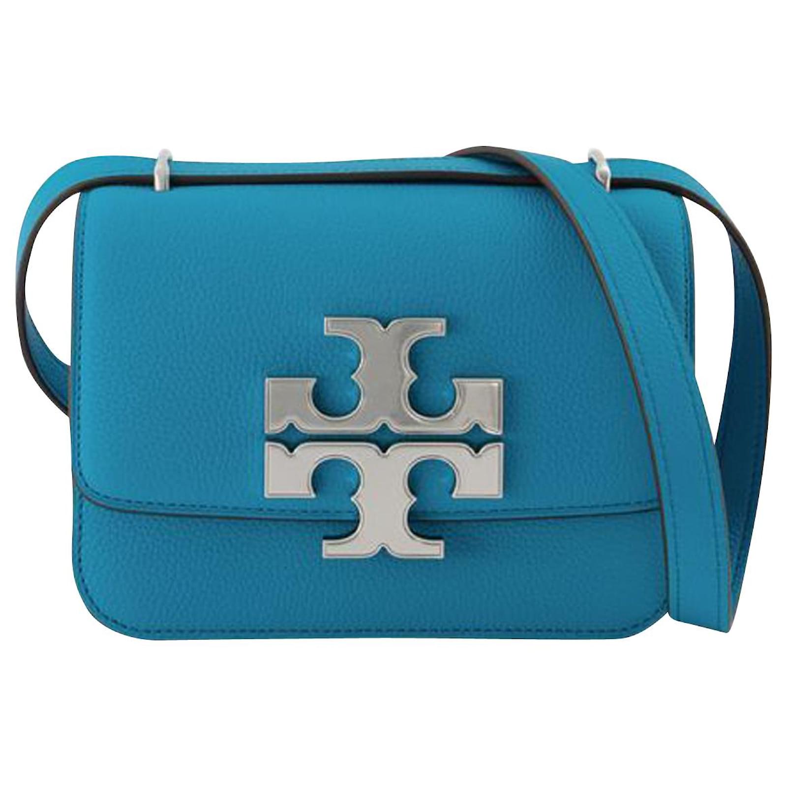 Small Eleanor Crossbody Bag - Tory Burch - Blue - Leather  - Joli  Closet