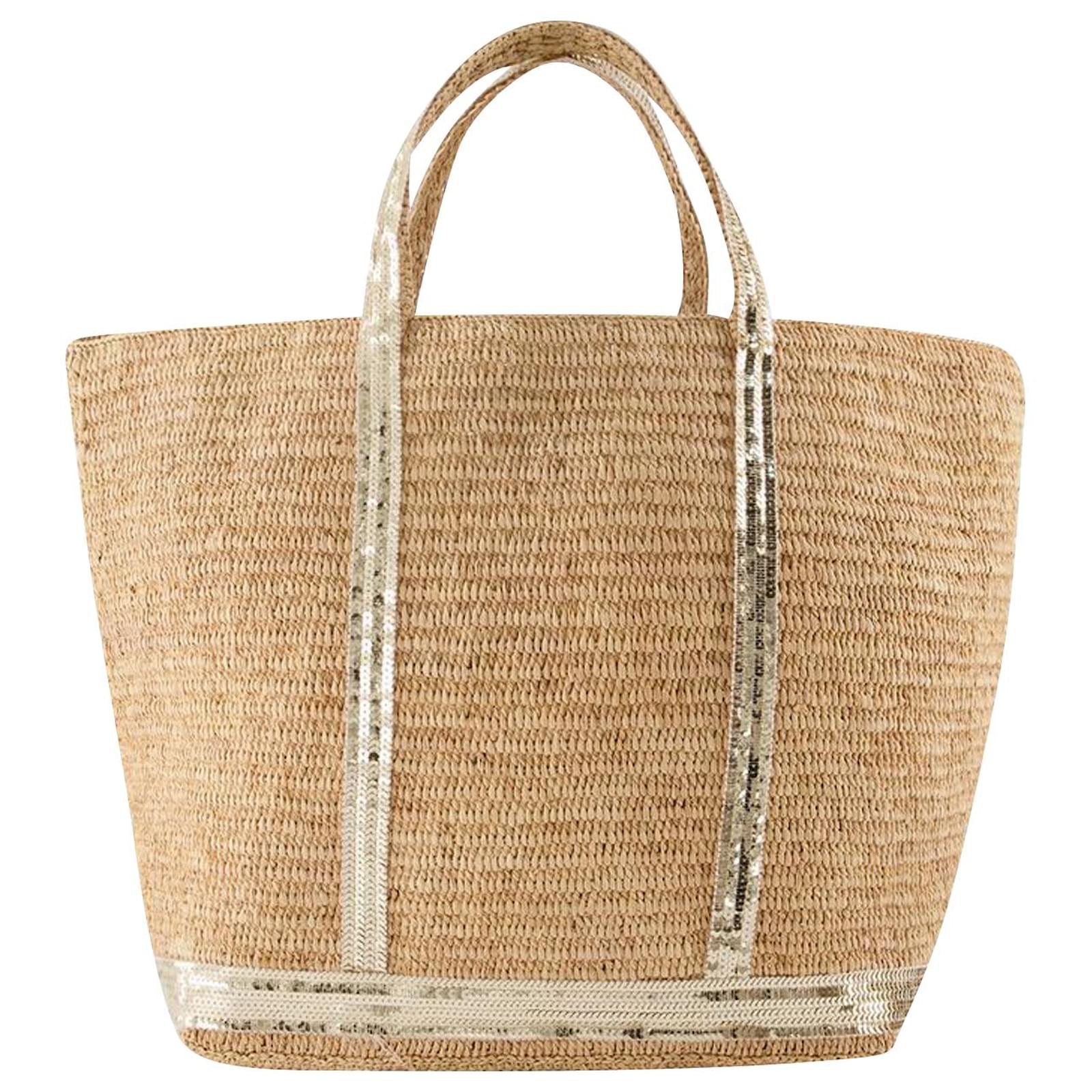 Vanessa bruno cabas raffia hot sale