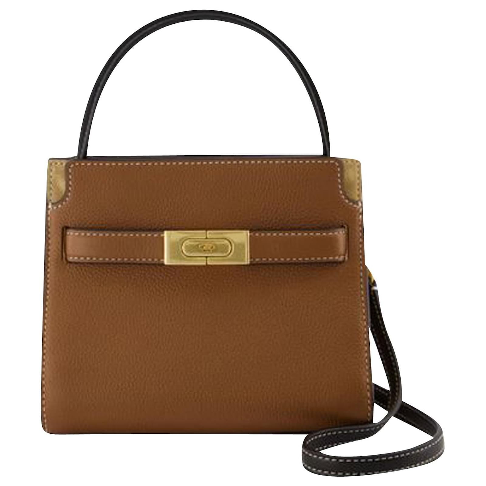 Lee Radziwill Handbag - Tory Burch - Tiramisu - Leather Brown Pony