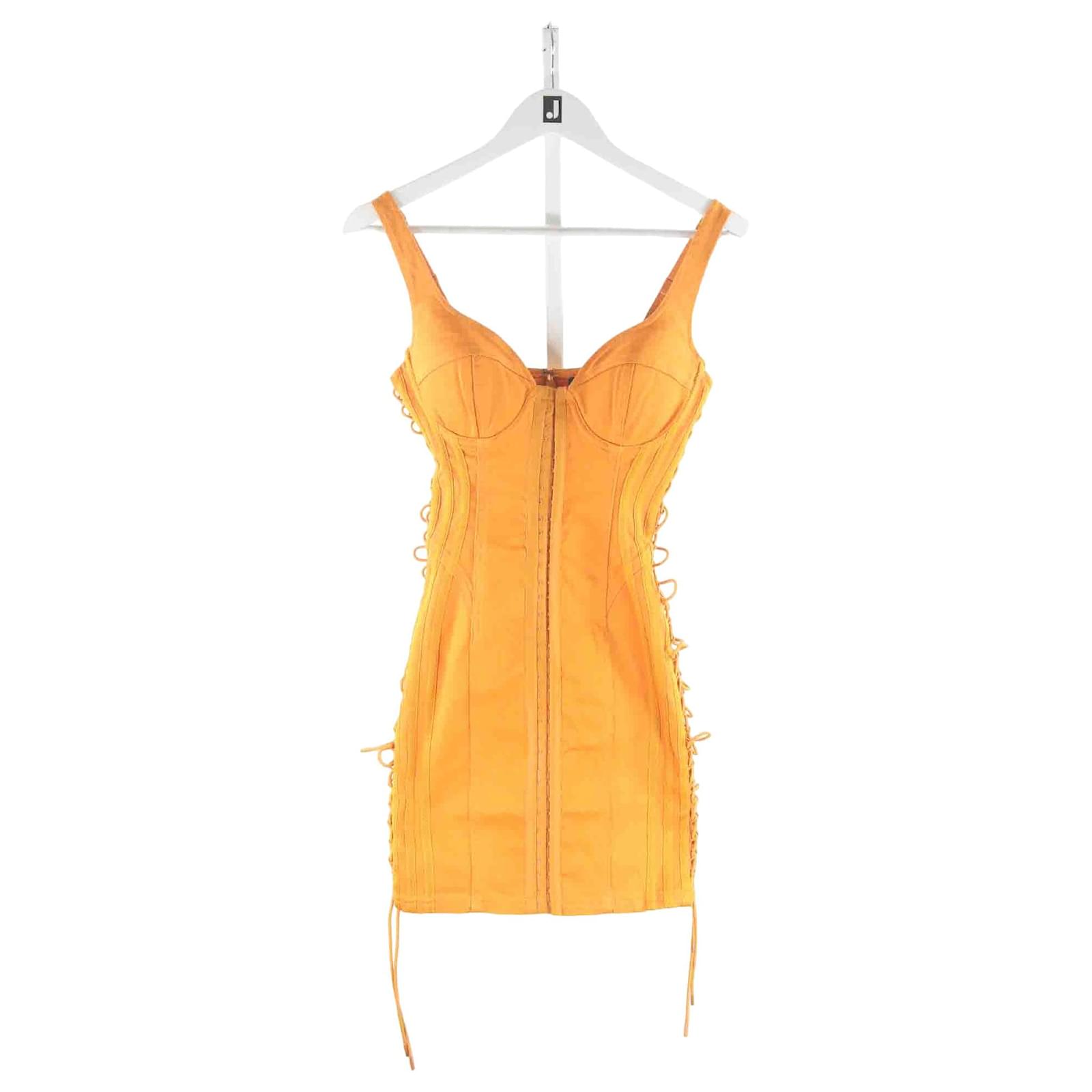 open lace back dress ADIDAS X FARM PREMIUM DRESS - Semi Spark / Bright Orange / Shadow Red   bCODE