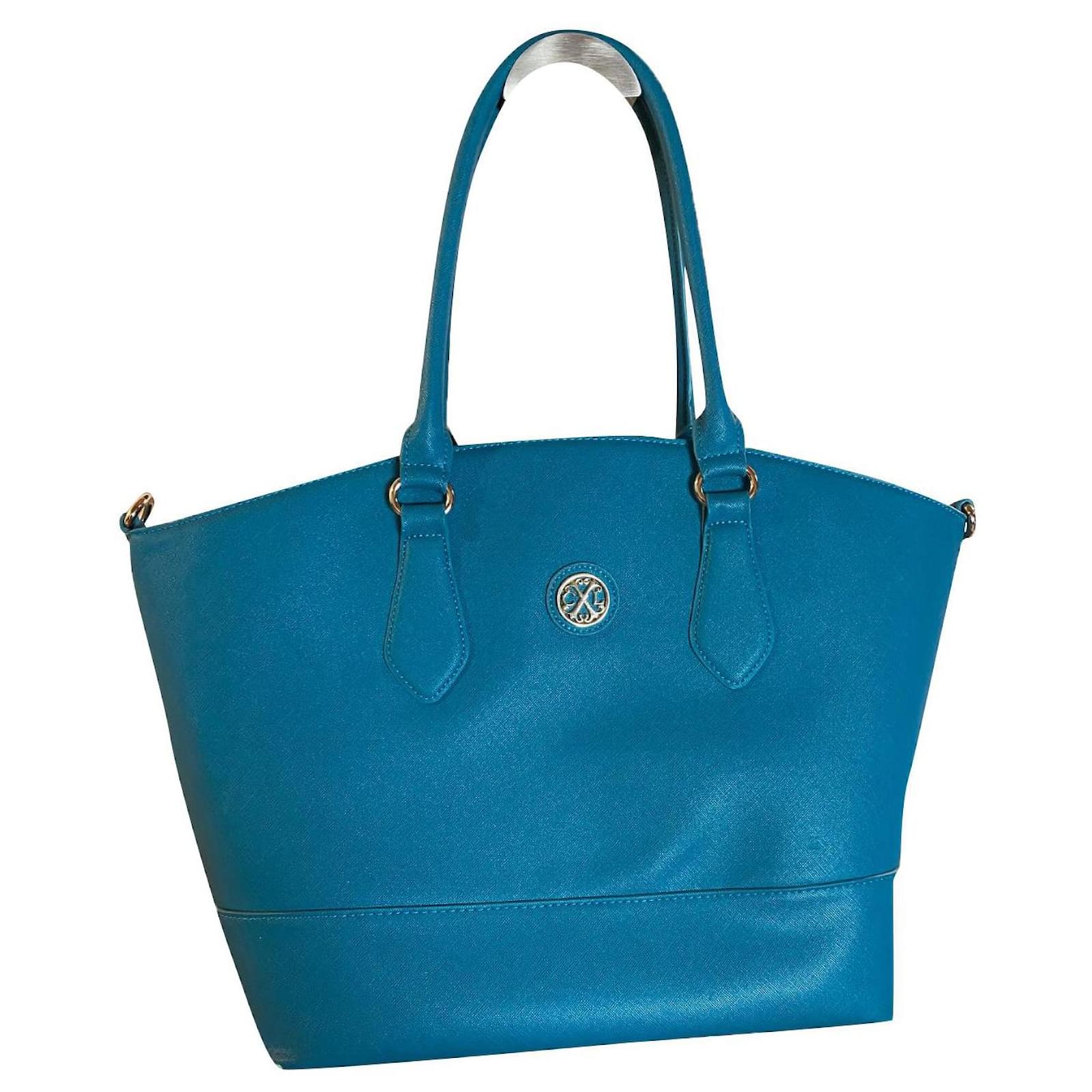 Christian Lacroix Large Lacroix tote Turquoise Synthetic ref.842833 Joli Closet