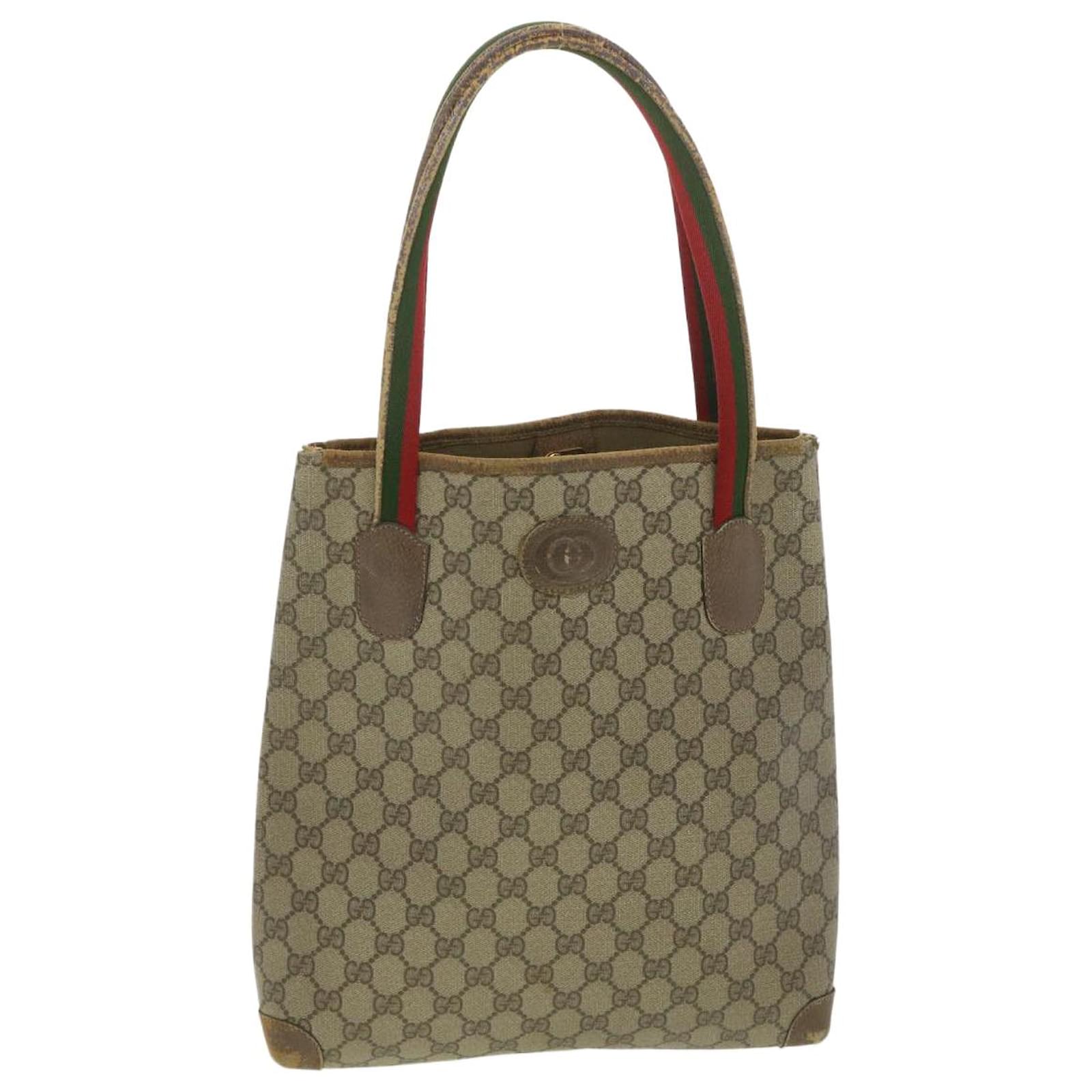 Gucci, Bags, Vintage Gucci Web Sherryline Tote Bag