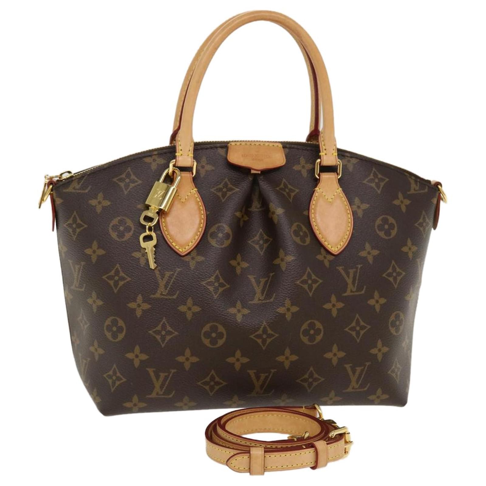 Handbags Louis Vuitton Louis Vuitton Monogram Mahina Bella Hand Bag Pink M57068 LV Auth ar6430a