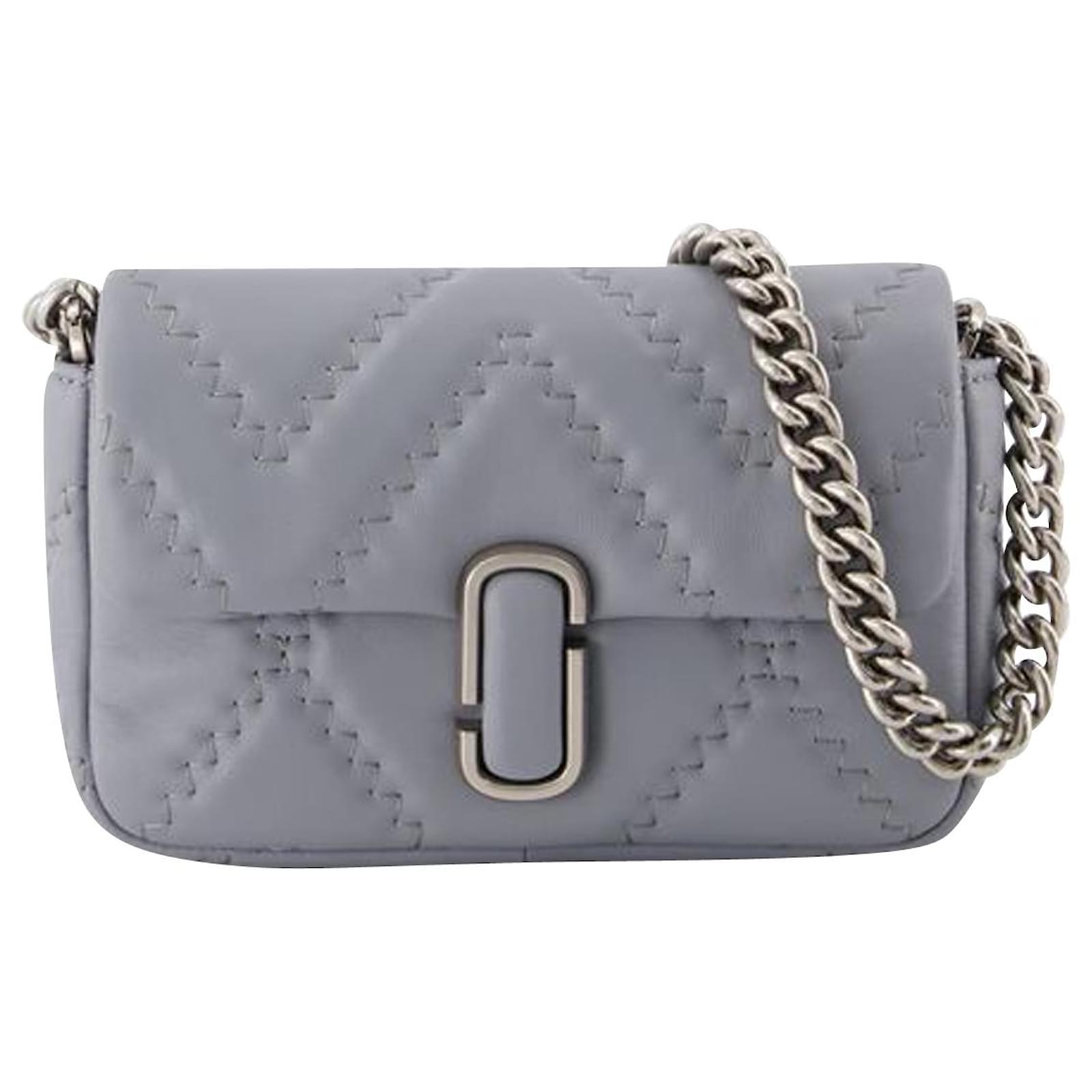 The Mini Shoulder Bag - Marc Jacobs - Leather - Grey ref.843680 - Joli  Closet