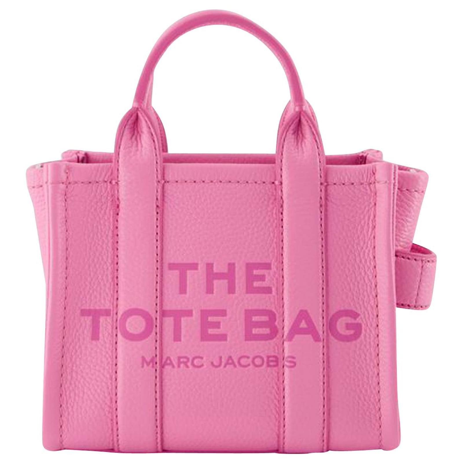 The Micro Tote Bag - Marc Jacobs - Leather - Pink ref.843709