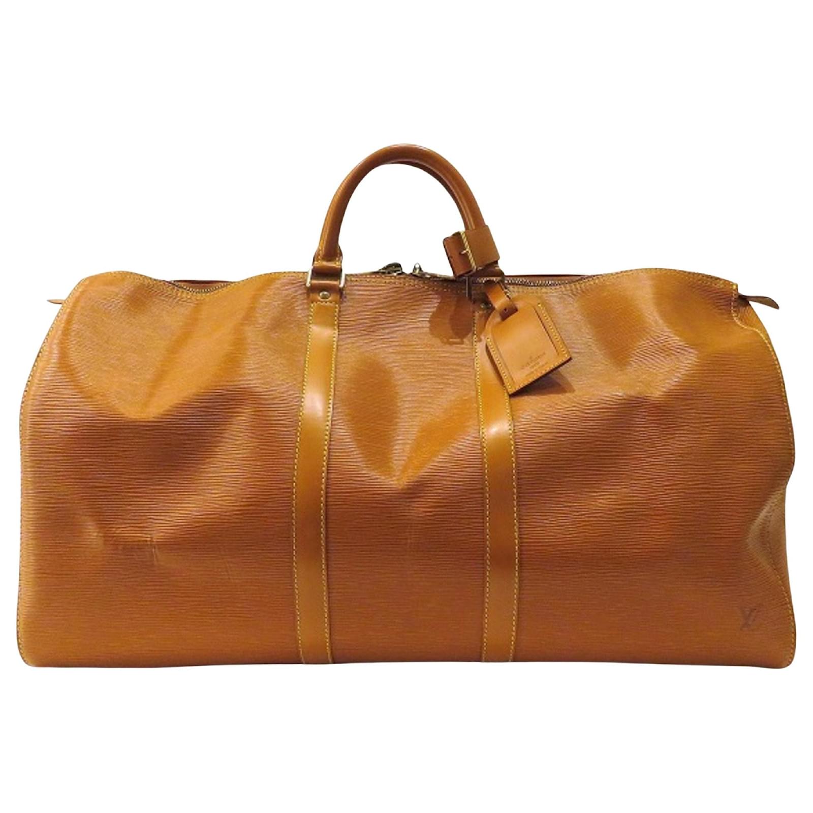 Louis Vuitton Keepall 60 Golden Leather ref.844306 Joli Closet
