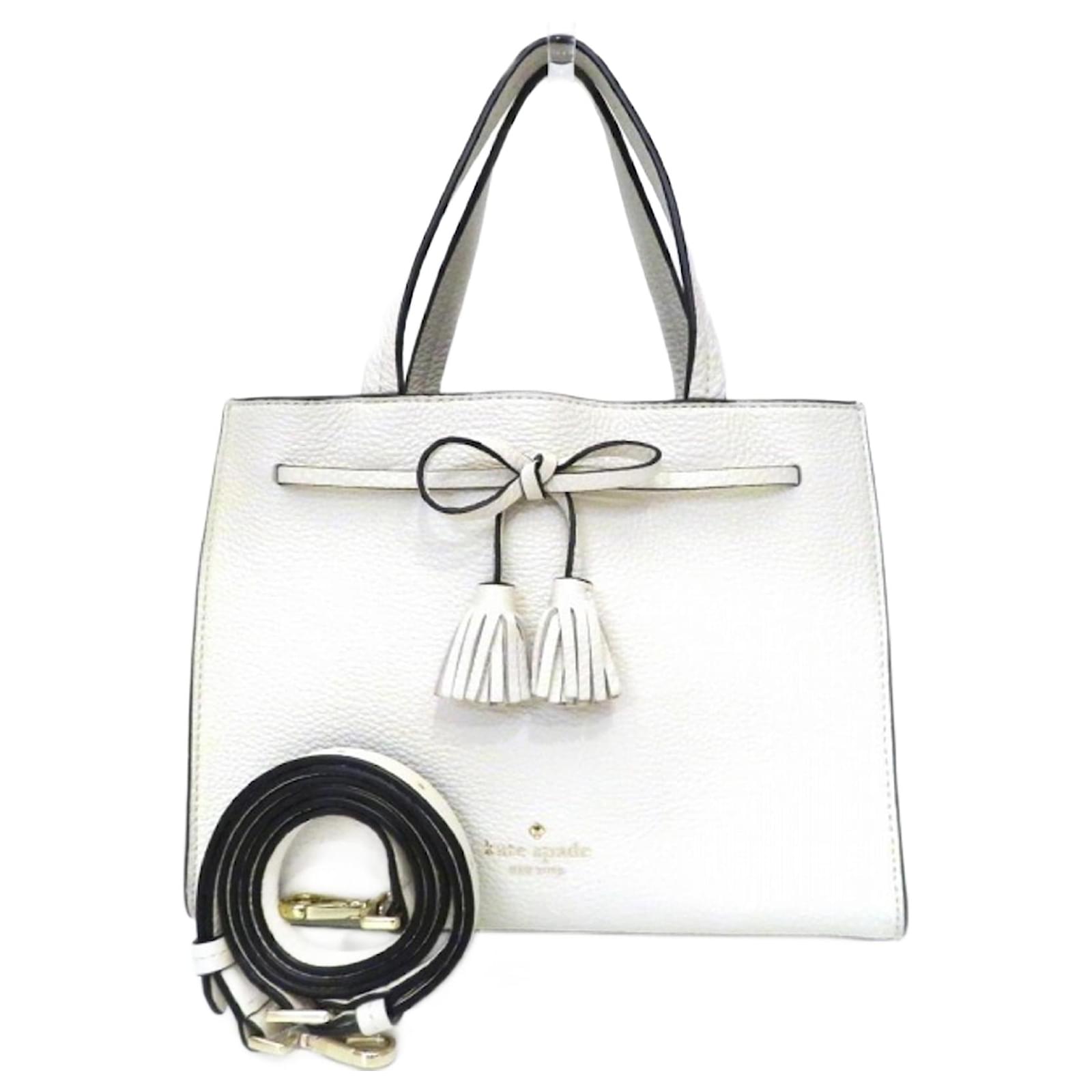 Kate Spade White Leather ref.844611 Joli Closet — free download