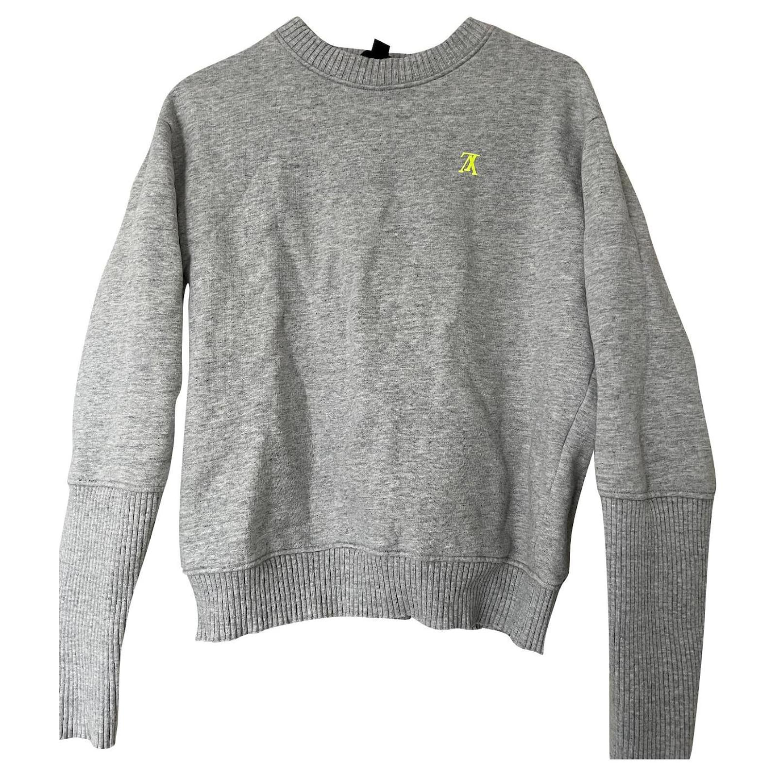 Louis Vuitton Knit Sweater Grey Cotton ref.698349 - Joli Closet