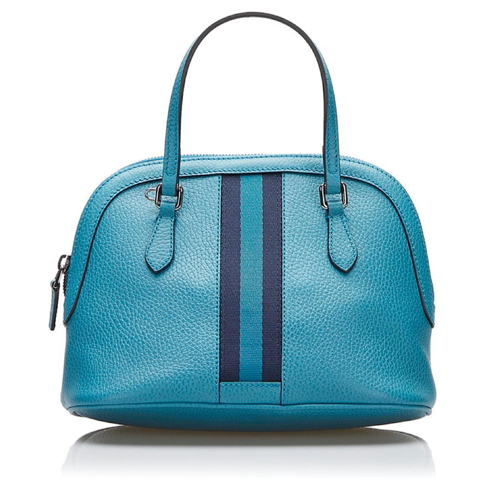 Gucci Sherry Blue Leather ref.846050 - Joli Closet