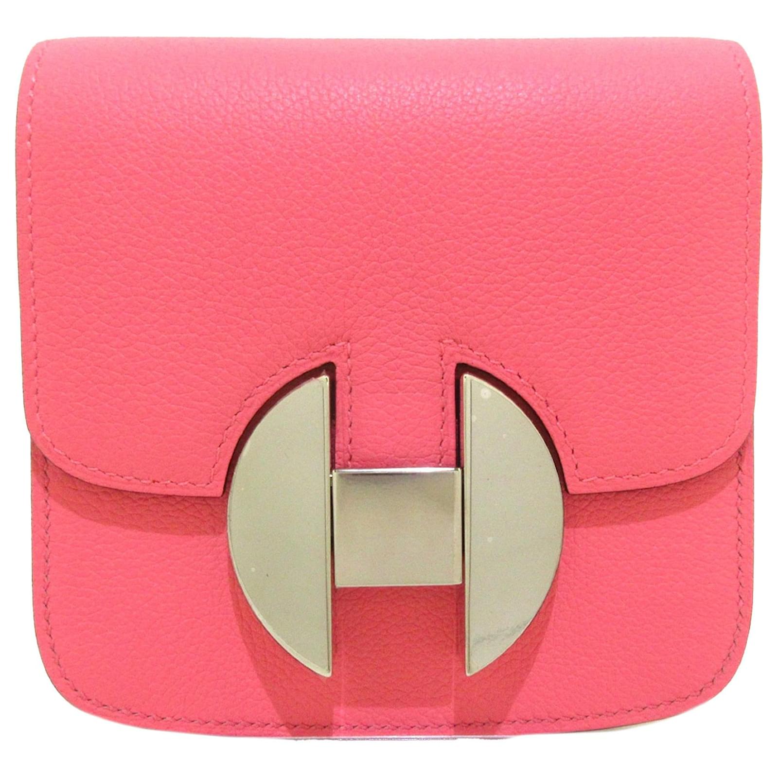 Hermès Hermes Pink 2002 Wallet Leather Pony-style calfskin ref.846096 ...