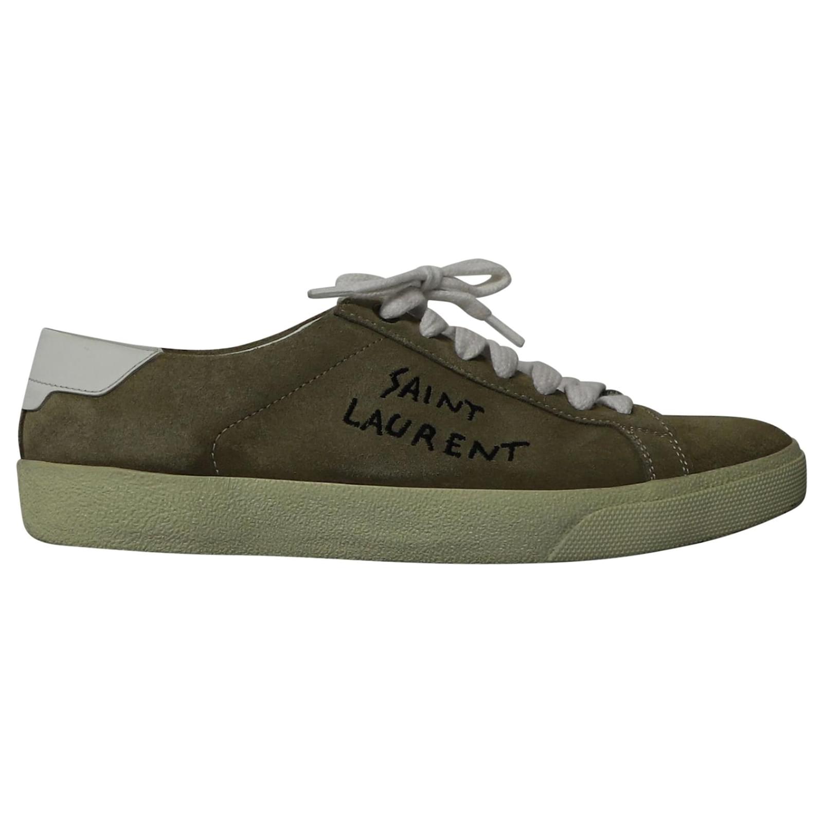 Saint Laurent Court Classic Sneakers in Beige Suede ref.846485