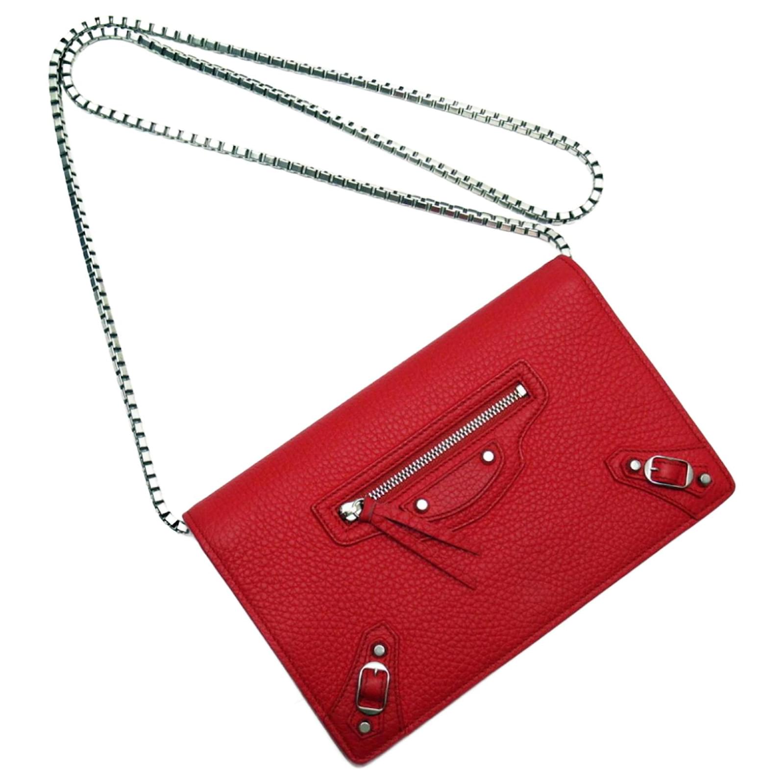 Balenciaga - Red Leather ref.847257 - Joli Closet